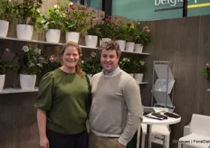 Tineke van Paemel and Simon D'Hoore with Het Wilgenbroek, a nursery specialized in a broad variety of garden plants. The couple recently (in 2020) took over the nursery from her father.